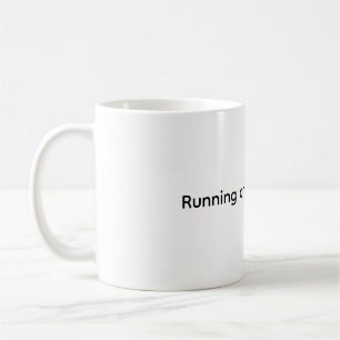 “Running on Coffee & WiFi” Funny Coffee Mug
