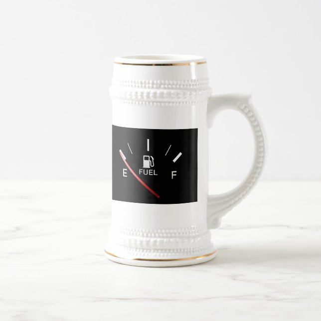 Running on Empty Beer Stein (Right)