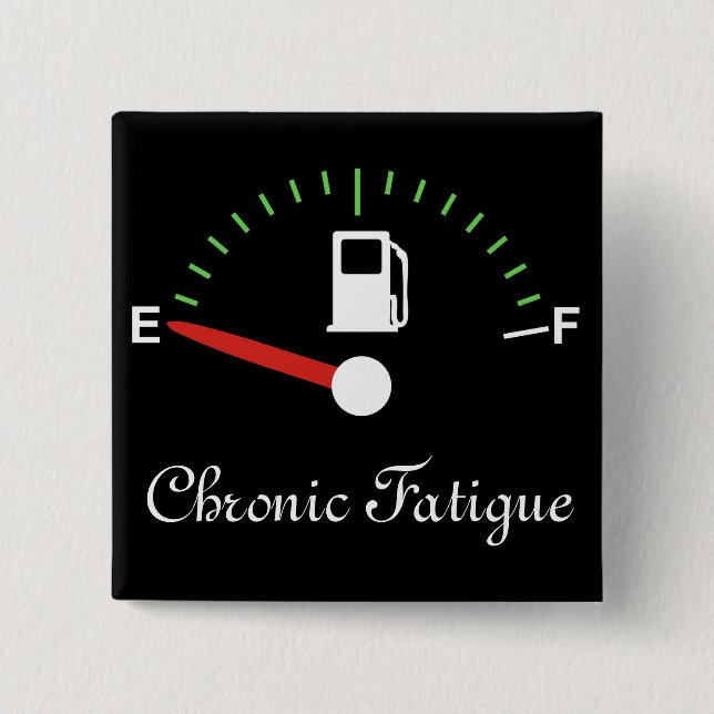 Running on Empty Button (Front)