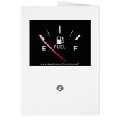 Running on Empty Cards (Back)