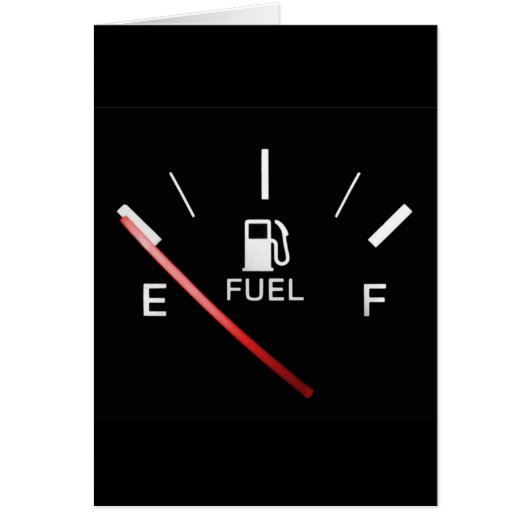 Running on Empty Cards (Front)