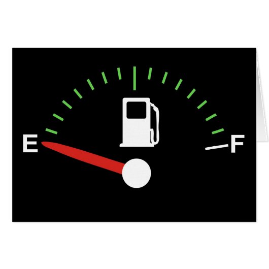 Running on Empty Cards (Front Horizontal)