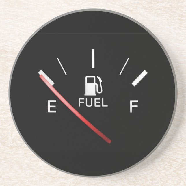 Running on Empty Coaster (Front)