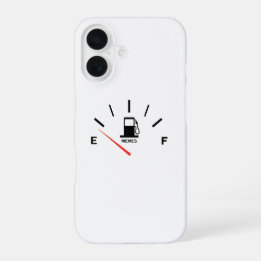 Running on Empty Memes T-Shirt iPhone 16 Case