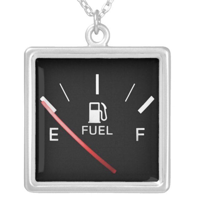 Running on Empty Necklace (Front)