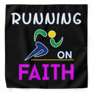 Running on Faith Christian Runner Bandana