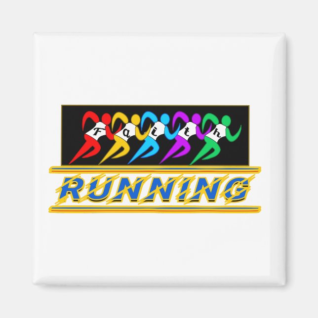 Running On Faith Magnet (Front)