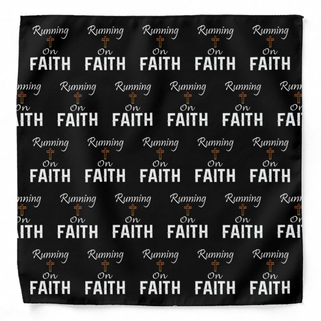 Running on Faith Runner Bandana (Front)