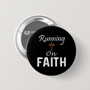 Running on Faith Runner Button