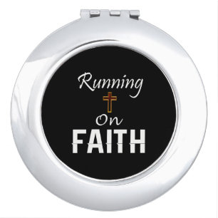 Running on Faith Runner Compact Mirror