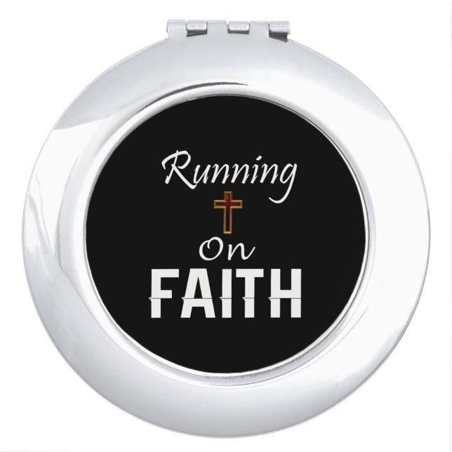 Running on Faith Runner Compact Mirror (Front)