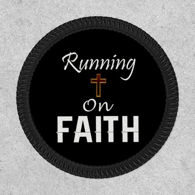 Running on Faith Runner Patch (Front)