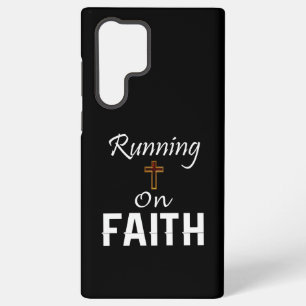 Running on Faith Runner Samsung Galaxy S22 Ultra Case