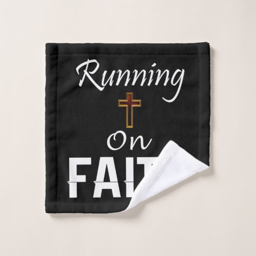 Running on Faith Runner Wash Cloth