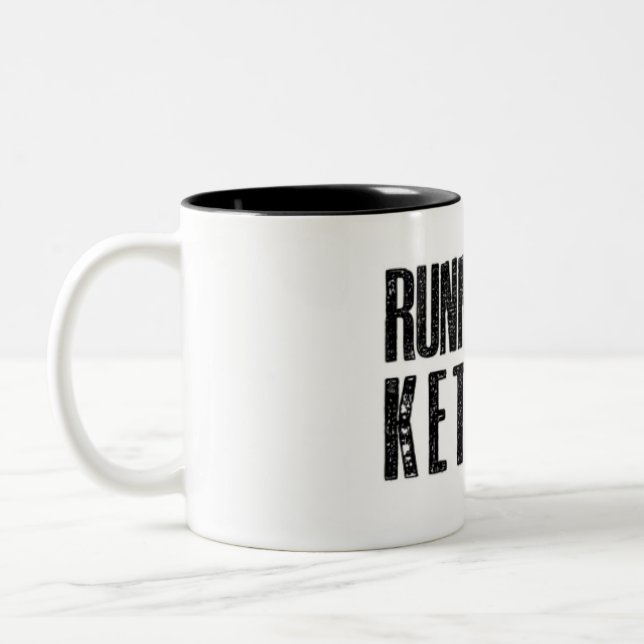 Running on Ketones Coffee Mug (Left)
