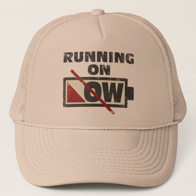 Running On Low Trucker Hat (Front)