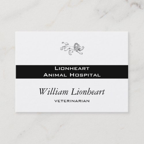 Running or Stepping Lion Business Card Templates