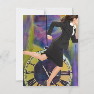 Running Out of Time Note Card