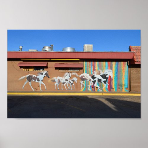 Running Paint Horses Mural, Tucumcari, New Mexico