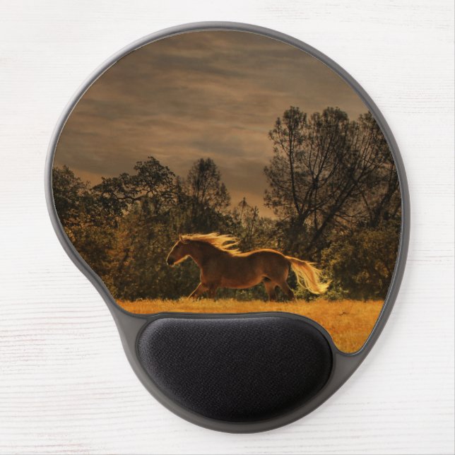 Running Palomino Ergonomic Mousepad (Front)