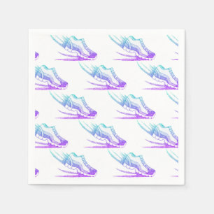 Running Paper Napkins, Marathon Fitness Race Napkins