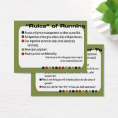 Running Partner Card (chubby card) (Desk)