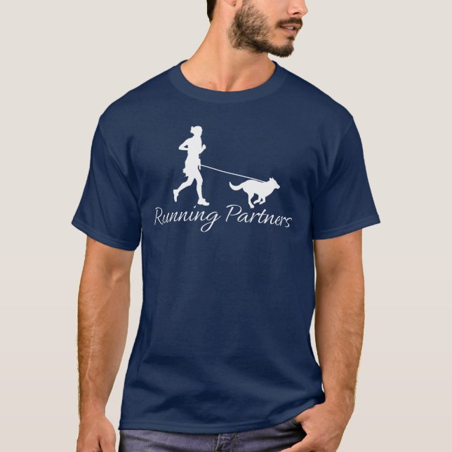 Running Partners Canicross Dog Lover T-Shirt (Front)