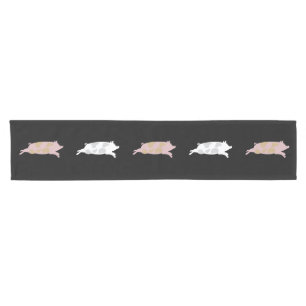 Running Pigs Table Runner