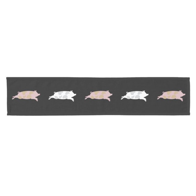 Running Pigs Table Runner (Horizontal)