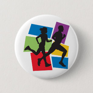 Running Pinback Button