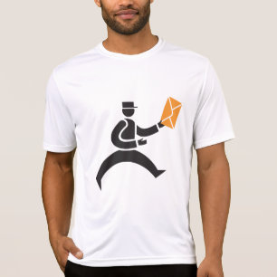 Running Postman Delivering Mail Postal Worker T-Shirt