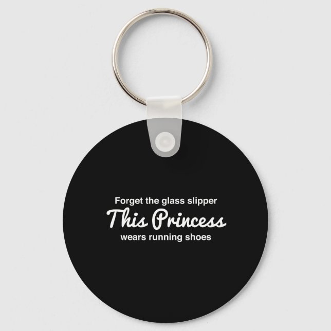 running Princess Keychain (Front)