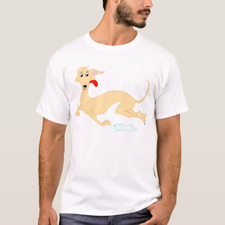 Running Rabbit and Greyhound T-Shirt