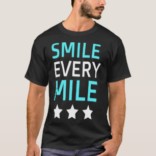 Running race running shoes smile sport leisure T-Shirt