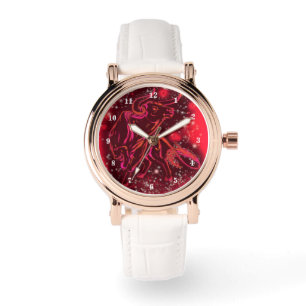 Running Red Bull Watch In Starry Night