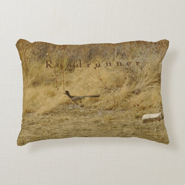 Running Roadrunner  Accent Pillow (Front)