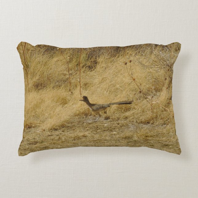 Running Roadrunner Accent Pillow (Front)