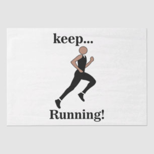 Running Runner Athlete Sports Tissue Paper