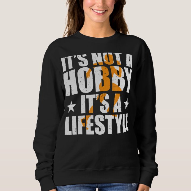 Running  Runner It's Not A Hobby It's A Lifestyle  Sweatshirt (Front)