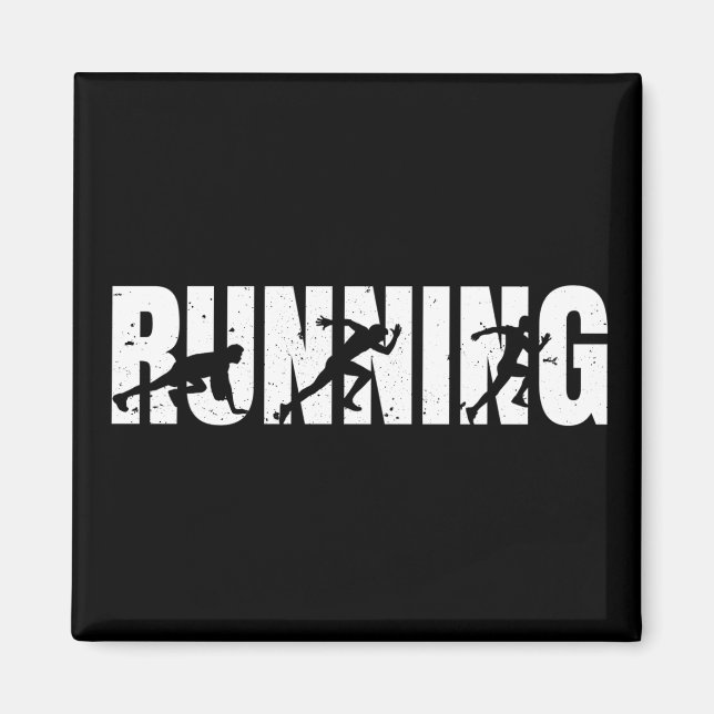 Running| Runner| Marathon Magnet (Front)