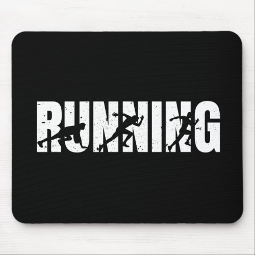 Running Runner Marathon Mouse Pad