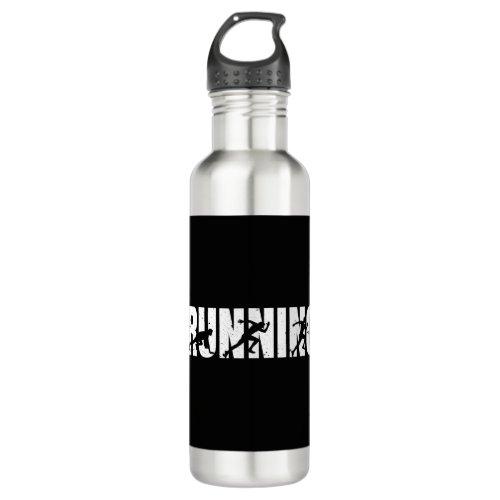 Running Runner Marathon Stainless Steel Water Bottle