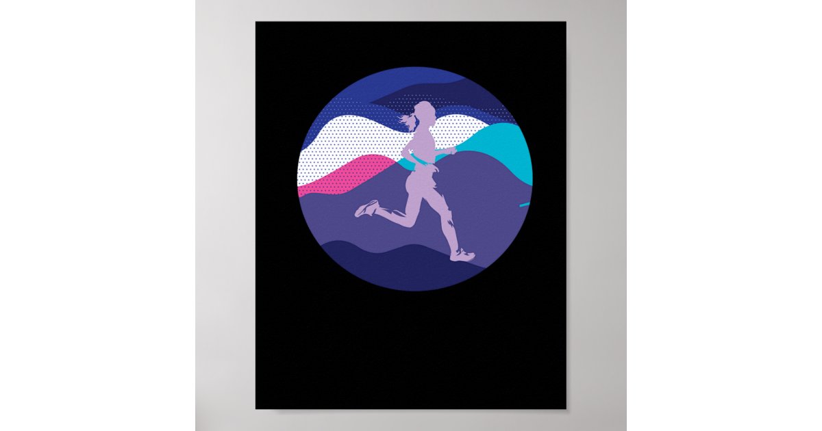 Running Runner Run Poster | Zazzle