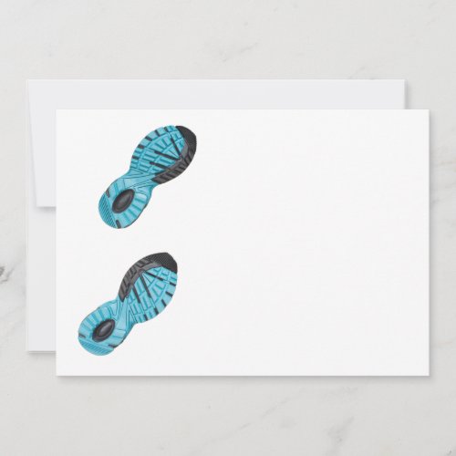 Running shoes custom invite