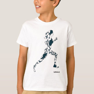 Running Silhouette - Floral T-Shirt