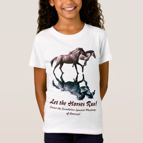 Running Spanish Mustangs Horse_Lover Shirt