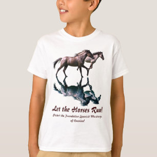 Running Spanish Mustangs Horse-Lover Shirt
