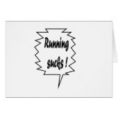Running Sucks (Front Horizontal)