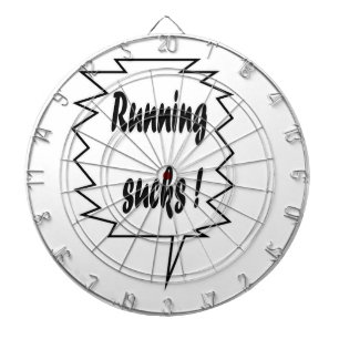 Running Sucks Dartboard