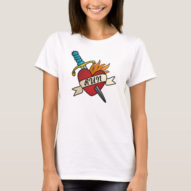 Running Tattoo Runners T-shirt (Front)